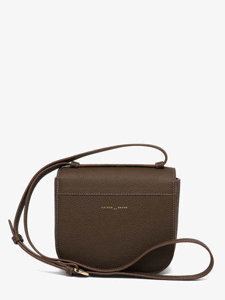 Sac Bandoulière Penelope Cuir Nathan baume Marron odyssey 1 vue secondaire 5