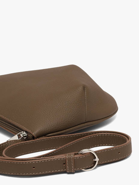 Sac Bandoulière Large City Perle Cuir Nathan baume Marron n city 1 vue secondaire 3