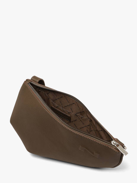 Sac Bandoulière Large City Perle Cuir Nathan baume Marron n city 1 vue secondaire 4