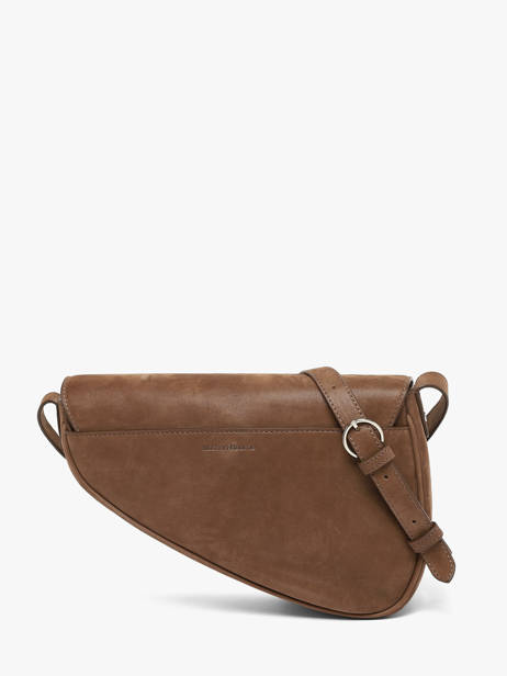 Sac Bandoulière Sunny Nubuck Cuir Nathan baume Marron n city 6NG vue secondaire 4