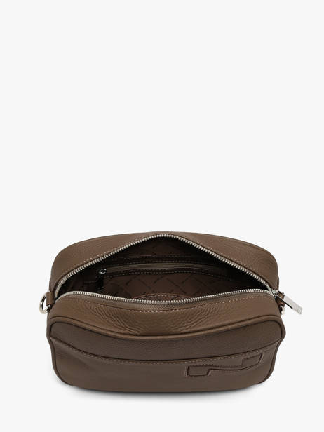 Sac Bandoulière N City Louvain Cuir Nathan baume Marron n city 7 vue secondaire 4