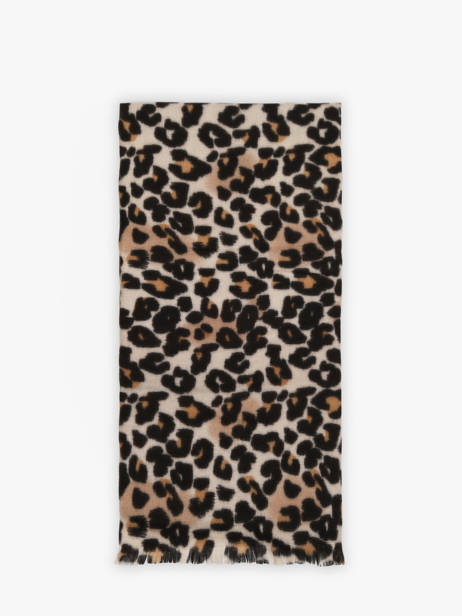 Écharpe Jorna Léopard Pieces Beige jorna 17144833