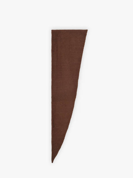 Echarpe Triangulaire Komma Pieces Marron komma 17159754