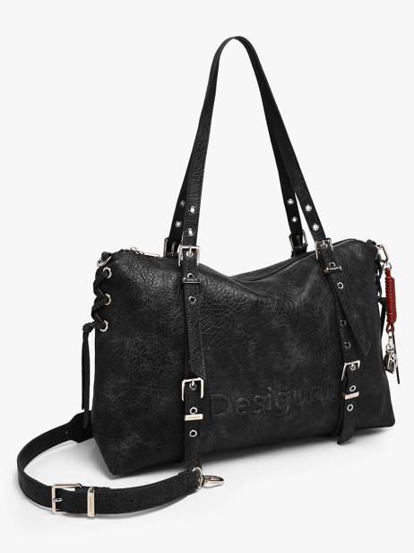 Sac Porté épaule Half Logo Desigual Noir half logo 26WAXP06 vue secondaire 1