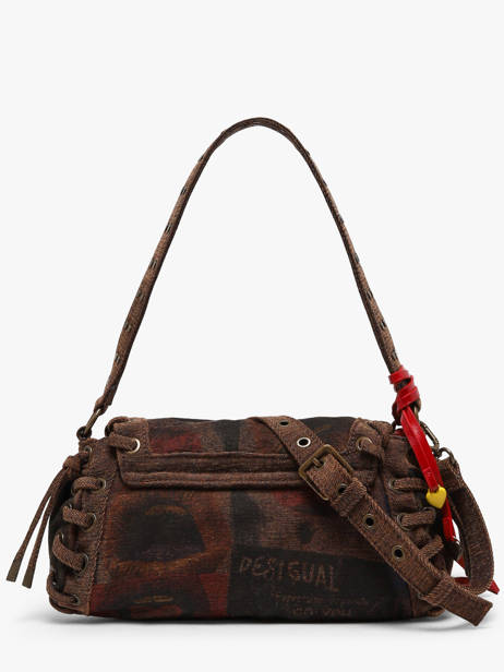 Sac Porté épaule Graffiatto Desigual Marron graffiatto 26WAXD14 vue secondaire 3