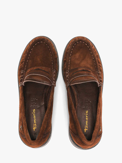 Mocassins En Cuir Tamaris Marron women 47 vue secondaire 3