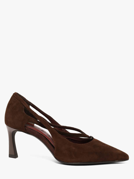 Escarpins à Talon En Cuir Tamaris Marron women 47
