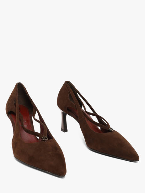 Escarpins à Talon En Cuir Tamaris Marron women 47 vue secondaire 1