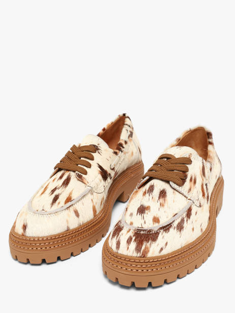 Chaussures Bateau Plateforme En Cuir Mam'zelle Multicolore women CSGOZ29 vue secondaire 1