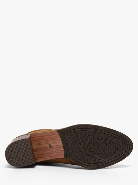 Bottines à Talon En Cuir Mam'zelle Marron women CSIUY53 vue secondaire 4