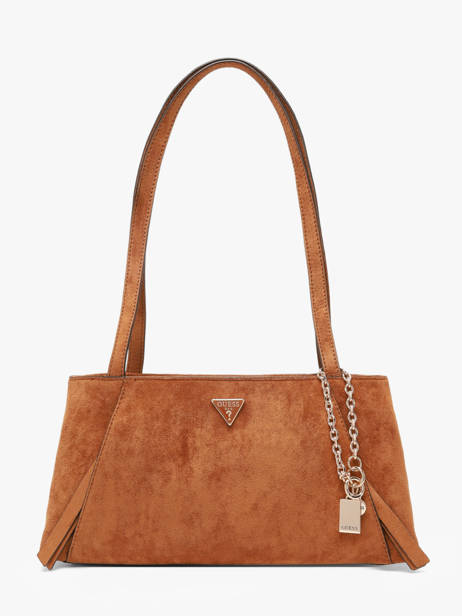Sac Porté épaule Devon Polyester Guess Marron devon SG974509