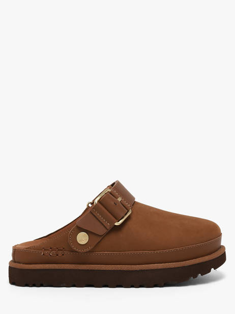 Mules Avec Brides En Cuir Ugg Marron women 1169590