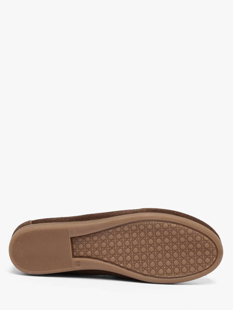Chaussures Bateau En Cuir Pavement Marron women 24128347 vue secondaire 4