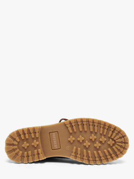 Chaussures Bateau En Cuir Pavement Marron women 24324052 vue secondaire 4