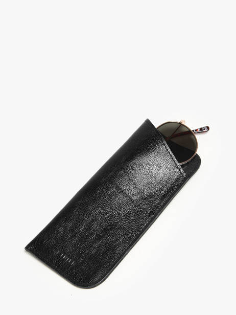 Étui Lunettes Etincelle Irisée Cuir Etrier Noir etincelle irisee EETI5001 vue secondaire 1