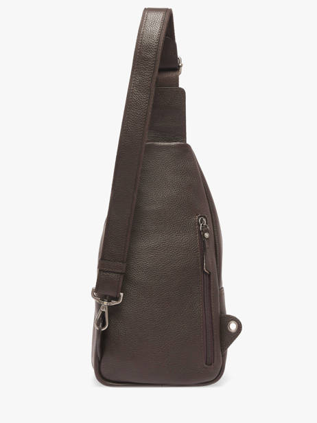 Sac Bandoulière Flandres Cuir Etrier Marron flandres EFLA712M vue secondaire 3