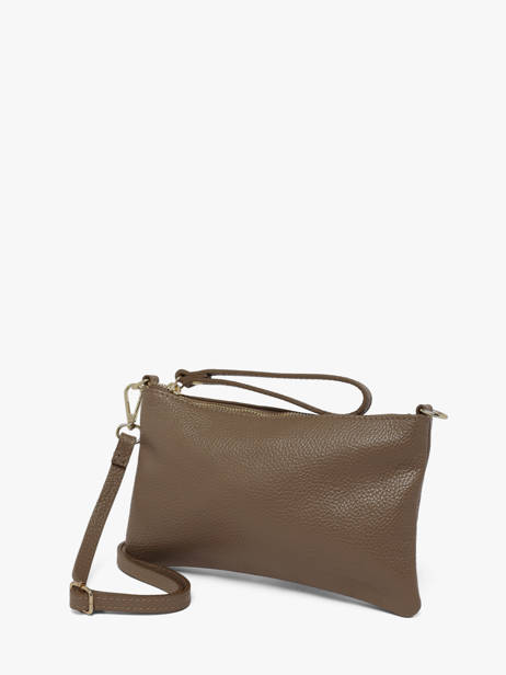 Sac Bandoulière Caviar Milano Marron caviar CA26063 vue secondaire 1