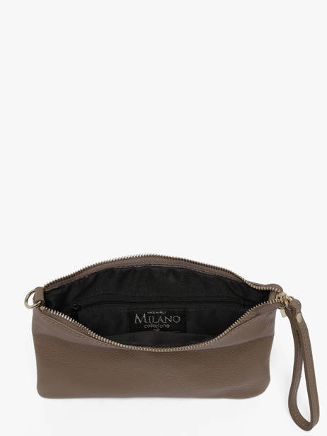 Sac Bandoulière Caviar Milano Marron caviar CA26063 vue secondaire 2