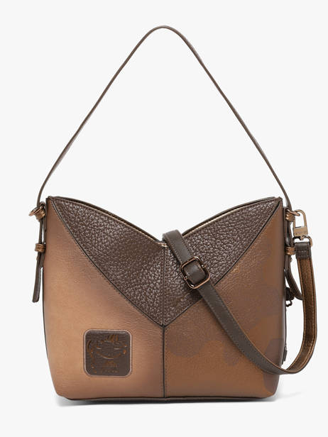 Sac Porté épaule Voyage Anekke Marron voyage 43822449 vue secondaire 3
