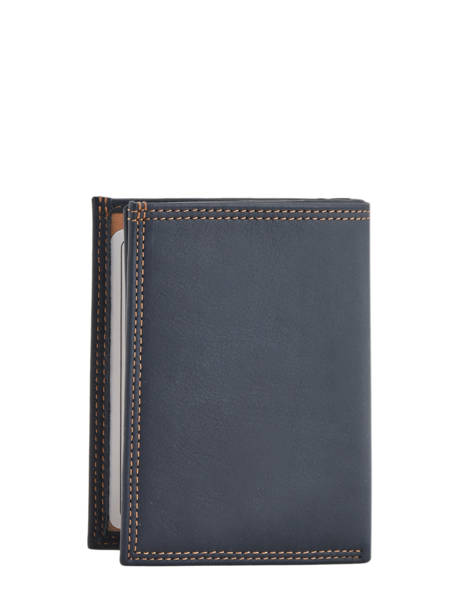 Portefeuille Cuir Lancaster Bleu soft vintage homme 120-12 vue secondaire 2