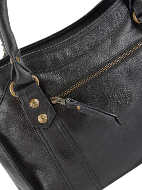 Sac Porté Main Cow Cuir Basilic pepper cow BCOW22 vue secondaire 3