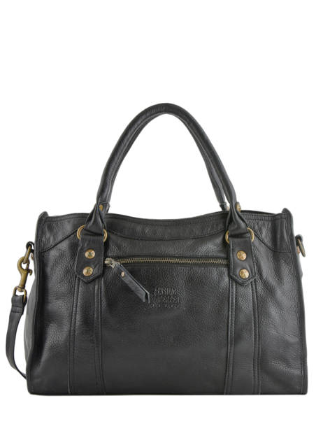 Sac Porté Main Cow Cuir Basilic pepper cow BCOW22 vue secondaire 1