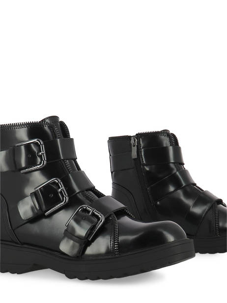 Bottines Wendy Guess Noir women 7WENELE1 vue secondaire 2