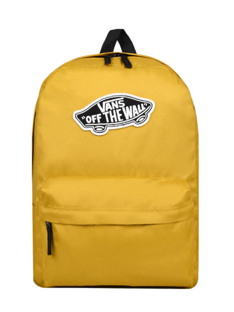 Sac à Dos 1 Compartiment Vans Jaune backpack VN0A3UI6
