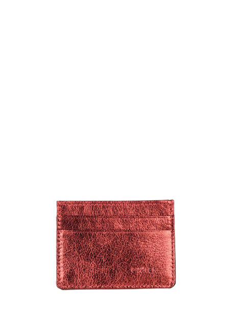 Porte-cartes Etincelle Irisée Cuir Etrier Rouge etincelle irisee EETI011