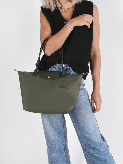 Longchamp Le pliage green Besaces Vert