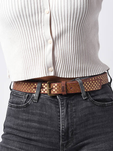 Ceinture Biba Marron accessoires LOT2A vue secondaire 1