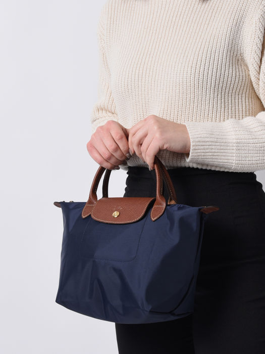 Longchamp Le pliage original Sacs porté main Bleu