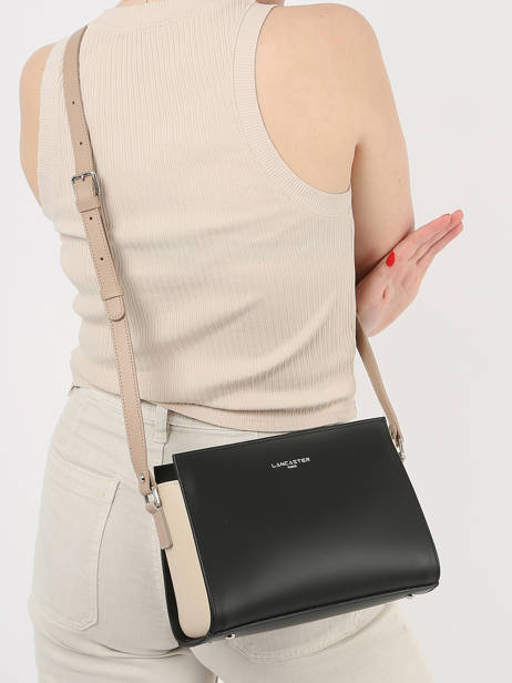 Sac Bandoulière Smooth Cuir Lancaster Noir smooth 437-02 vue secondaire 1