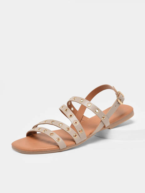 Sandales Canne Pieces Beige women 17136402 vue secondaire 1